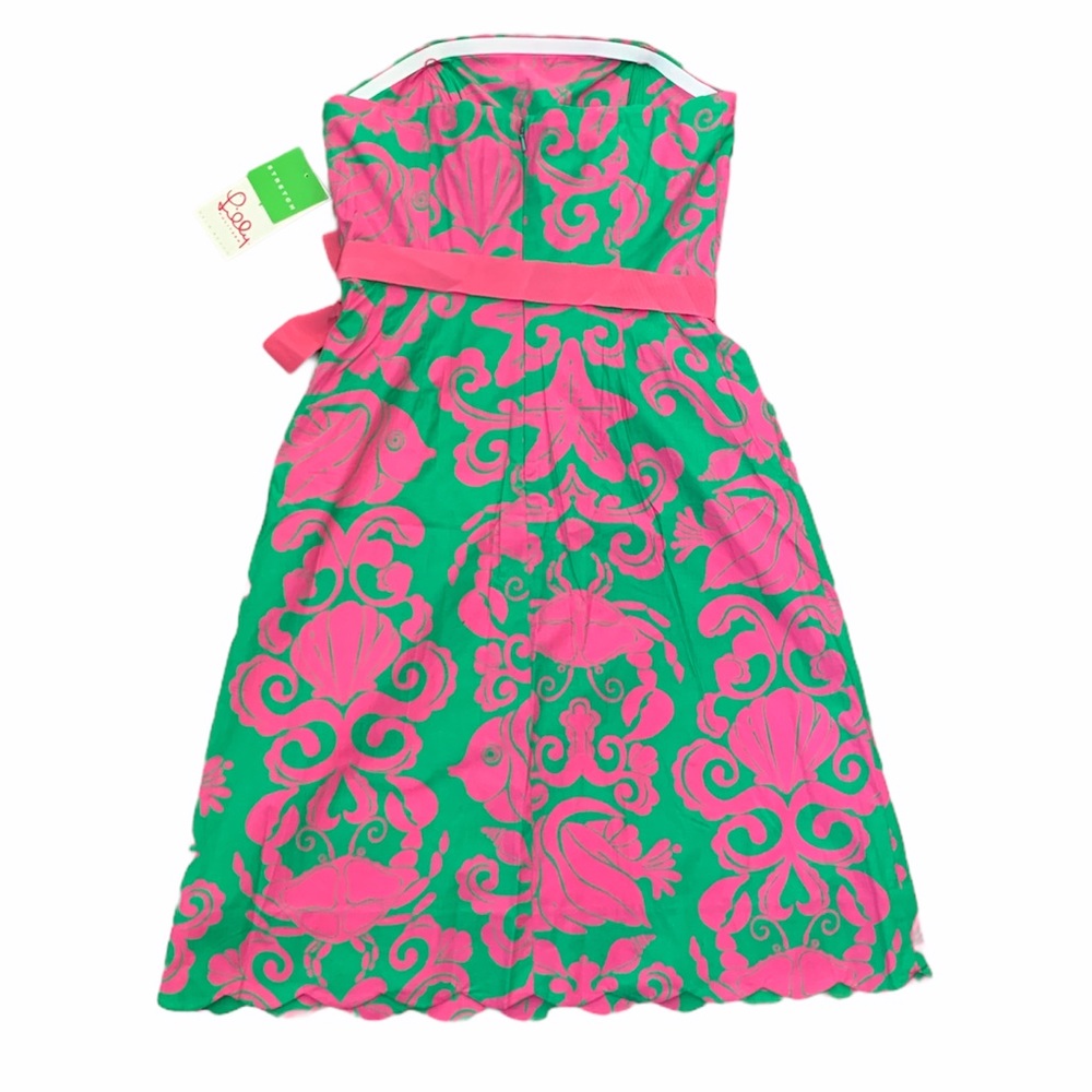 Lilly Pulitzer Strapless Scalloped Sienna Dress - Picture 5 of 6